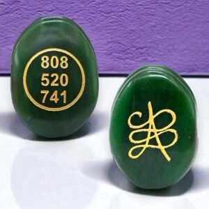 Green Zibu Symbols Crystal for Money